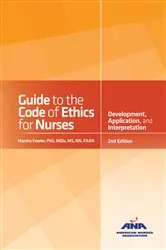 Book cover of Guide to the Code of Ethics for Nurses (2nd ed.) by Marsha Fowler