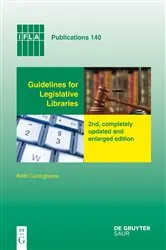 Book cover of Guidelines for Legislative Libraries by Keith Cuninghame