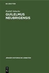 Book cover of Guilelmus Neubrigensis by Rudolf Jahncke