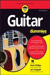 Book cover of Guitar For Dummies (4th ed.) by Mark Phillips