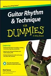 Book cover of Guitar Rhythm and Techniques For Dummies by Desi Serna