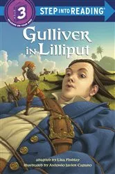 Book cover of Gulliver in Lilliput by Lisa Findlay