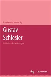 Book cover of Gustav Schlesier: Hölderlin - Aufzeichnungen by Hans Gerhard Steimer