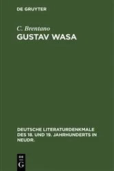 Book cover of Gustav Wasa by C. Brentano