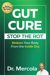 Book cover of Gut Cure by Dr. Mercola