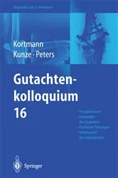 Book cover of Gutachtenkolloquium 16 by Horst-Rainer Kortmann