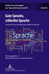 Book cover of Gute Sprache, schlechte Sprache by Michael Elmentaler