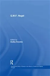 Book cover of G.W.F. Hegel by Dudley Knowles