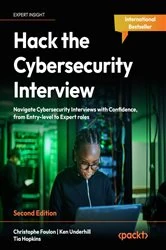 Book cover of Hack the Cybersecurity Interview by Christophe Foulon
