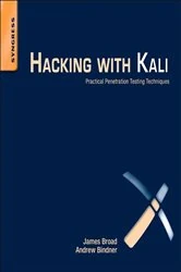 Book cover of Hacking with Kali by James Broad