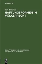 Book cover of Haftungsformen im Völkerrecht by Unknown