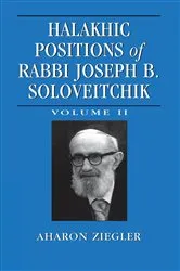 Book cover of Halakhic Positions of Rabbi Joseph B. Soloveitchik by Aharon Ziegler