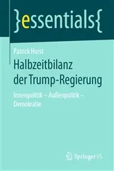 Book cover of Halbzeitbilanz der Trump-Regierung by Patrick Horst