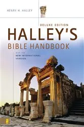 Book cover of Halley's Bible Handbook with the New International Version---Deluxe Edition by Henry H. Halley