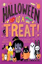 Book cover of Halloween Is a Treat! (A Hello!Lucky Book) by Hello!Lucky