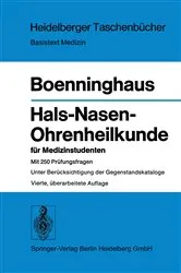 Book cover of Hals-Nasen-Ohrenheilkunde für Medizinstudenten (4th ed.) by Unknown