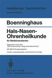 Book cover of Hals-Nasen-Ohrenheilkunde für Medizinstudenten (5th ed.) by H. - G. Boenninghaus