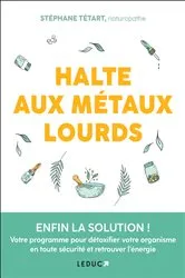 Book cover of Halte aux métaux lourds by Alix Lefief-Delcourt