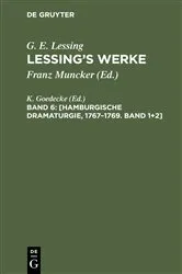 Book cover of Hamburgische Dramaturgie: 1767–1769, Band 1/2 by Franz Muncker
