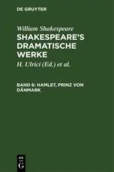 Book cover of Hamlet, Prinz von Dänmark by K. Elze