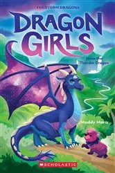 Book cover of Hana the Thunder Dragon (Dragon Girls #13) by Maddy Mara
