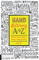 Book cover of Hand Lettering A to Z by Abbey Sy