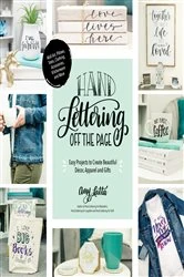Book cover of Hand Lettering Off the Page by Amy Latta