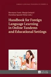 Book cover of Handbook for Foreign Language Learning in Online Tandems and Educational Settings by Manuel Jiménez Raya