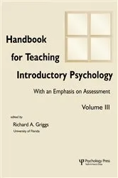 Book cover of Handbook for Teaching Introductory Psychology by Michelle Rae Hebl