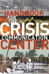 Book cover of Handbook for the Crisis Communication Center by Bolanle A. Olaniran