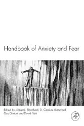 Book cover of Handbook of Anxiety and Fear by D. Caroline Blanchard