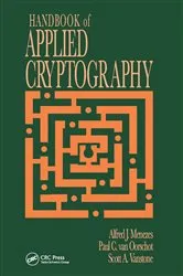 Book cover of Handbook of Applied Cryptography by Unknown
