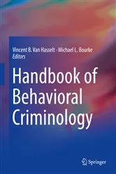 Book cover of Handbook of Behavioral Criminology by Vincent B. Van Hasselt