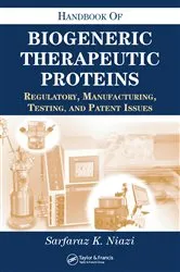 Book cover of Handbook of Biogeneric Therapeutic Proteins by Sarfaraz K. Niazi