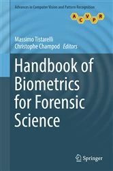 Book cover of Handbook of Biometrics for Forensic Science by Massimo Tistarelli