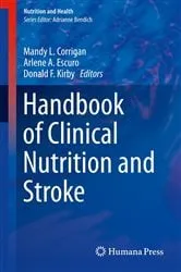 Book cover of Handbook of Clinical Nutrition and Stroke by Mandy L. Corrigan
