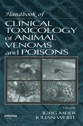 Book cover of Handbook of Clinical Toxicology of Animal Venoms and Poisons by Julian White