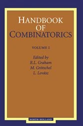 Book cover of Handbook of Combinatorics Volume 1 by Bozzano G Luisa