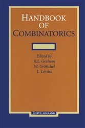 Book cover of Handbook of Combinatorics by R.L. Graham