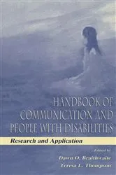 Book cover of Handbook of Communication and People With Disabilities by Dawn O. Braithwaite