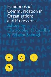 Book cover of Handbook of Communication in Organisations and Professions by Unknown