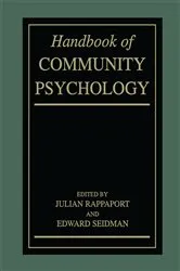 Book cover of Handbook of Community Psychology by Julian Rappaport