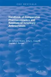 Book cover of Handbook of Comparative Pharmacokinetics and Residues of Veterinary Antimicrobials by Jim E Riviere
