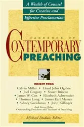 Book cover of Handbook of Contemporary Preaching by Dr. Michael Duduit