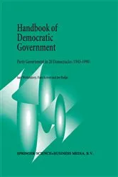 Book cover of Handbook of Democratic Government by J.J. Woldendorp