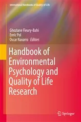 Book cover of Handbook of Environmental Psychology and Quality of Life Research by Ghozlane Fleury-Bahi