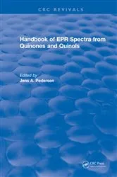 Book cover of Handbook of EPR Spectra from Quinones and Quinols by Jens A. Pedersen
