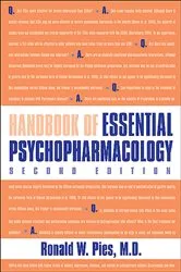 Book cover of Handbook of Essential Psychopharmacology (2nd ed.) by Ronald W. Pies