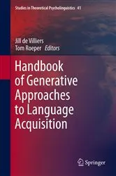 Book cover of Handbook of Generative Approaches to Language Acquisition by Jill de Villiers