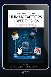 Book cover of Handbook of Human Factors in Web Design (2nd ed.) by Kim-Phuong L. Vu
